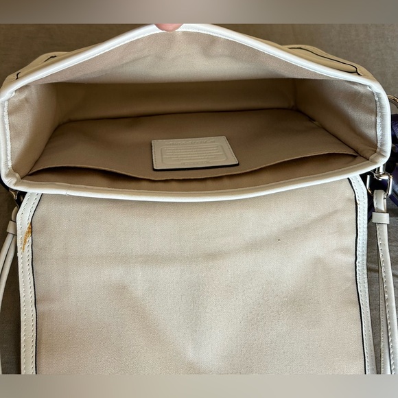 COACH Penelope Perforated Smooth Leather Crossbody Bag - Picture 14 of 15